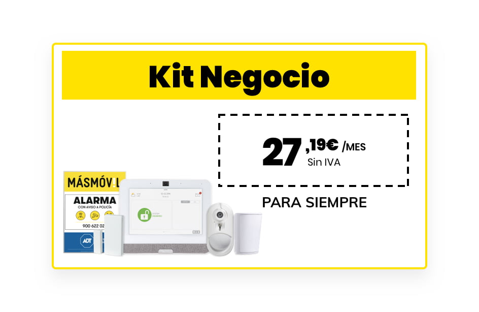 MASMOVIL ALARMAS - KIT NEGOCIO